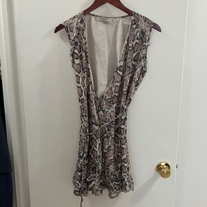 All Saints Multicolor Patterned Dress